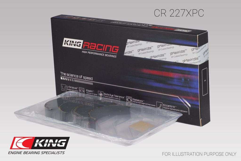 King Conrod Bearing Shell AUDI/LAMBO 4.2/5.2 (2 pairs)