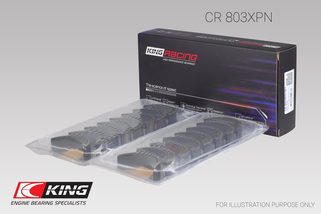 King Conrod Bearing Shell SBC 265/283/327 2.000" Journal