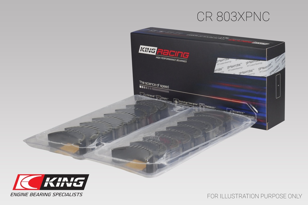 King Conrod Bearing Shell SBC 265/283/327 2.000" Journal