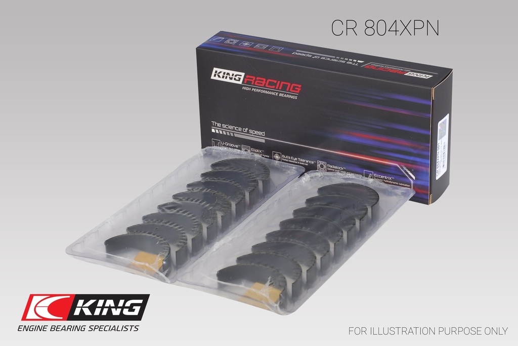 [CR804XPN] King Conrod Bearing Shell Ford 260/289/302 Windsor