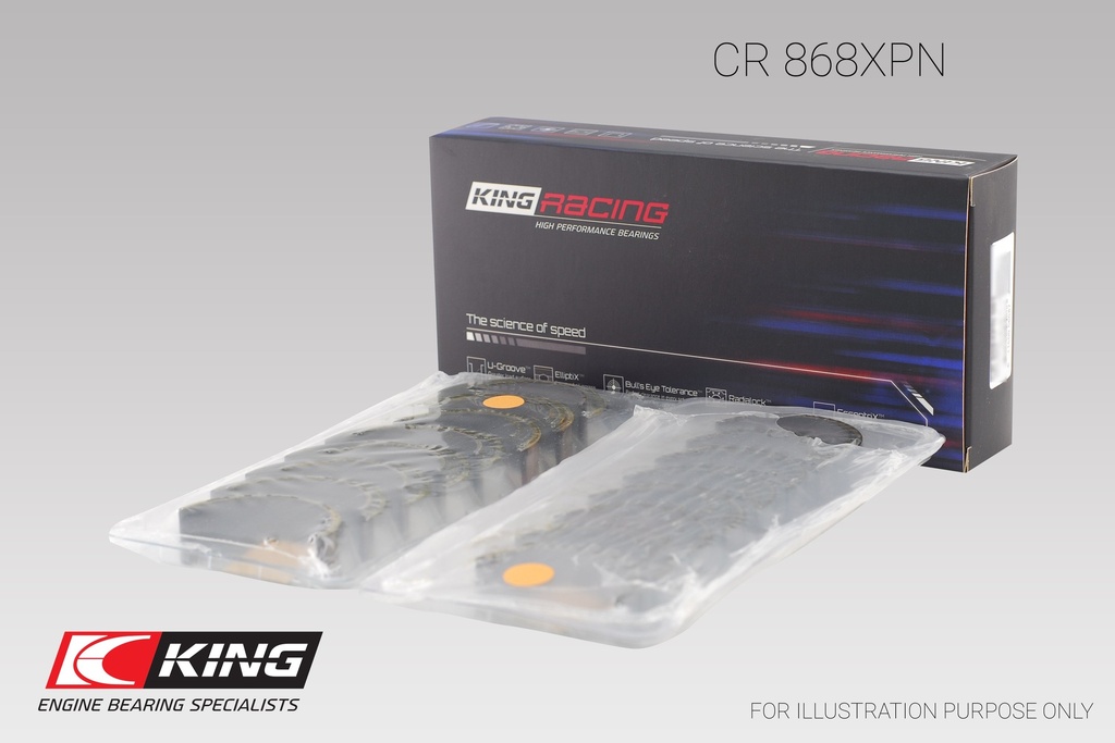 [CR868XPN] King Conrod Bearing Shell Ford 4.6L/5.4L Modular SOHC/DOHC