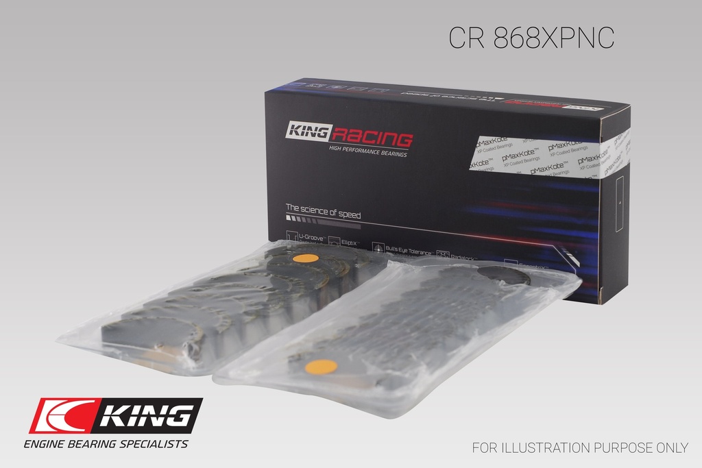 [CR868XPNC] King Conrod Bearing Shell Ford 4.6L/5.4L Modular SOHC/DOHC