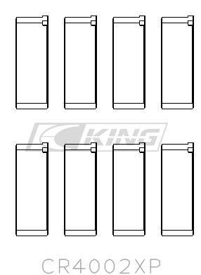 [CR4002XP0.25] King Conrod Bearing Shell MAZDA B6, B6-T, ZM, B3, B5