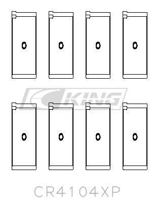 King Conrod Bearing Shell AUDI ABB, ABM, ADP, PP, RN