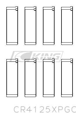 [CR4125XPGC.026] King Conrod Bearing Shell SUBARU EJ20/EJ22/EJ25