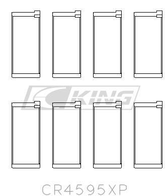 [CR4595XP] King Conrod Bearing Shell ALFA 105, 105.48 ,AR016 ,AR64103