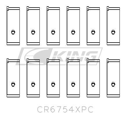 [CR6754XPC] King Conrod Bearing Shell TOYOTA 2JZGE, 2JZGTE, 24V 3.0L