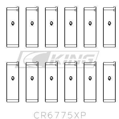 [CR6775XP] King Conrod Bearing Shell NISSAN VQ35DE, VQ35HR