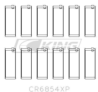 [CR6854XP0.25] King Conrod Bearing Shell BMW S50B30