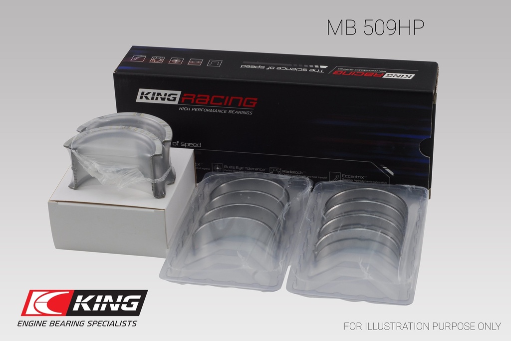King Main Bearing Shell SBC 400 V8