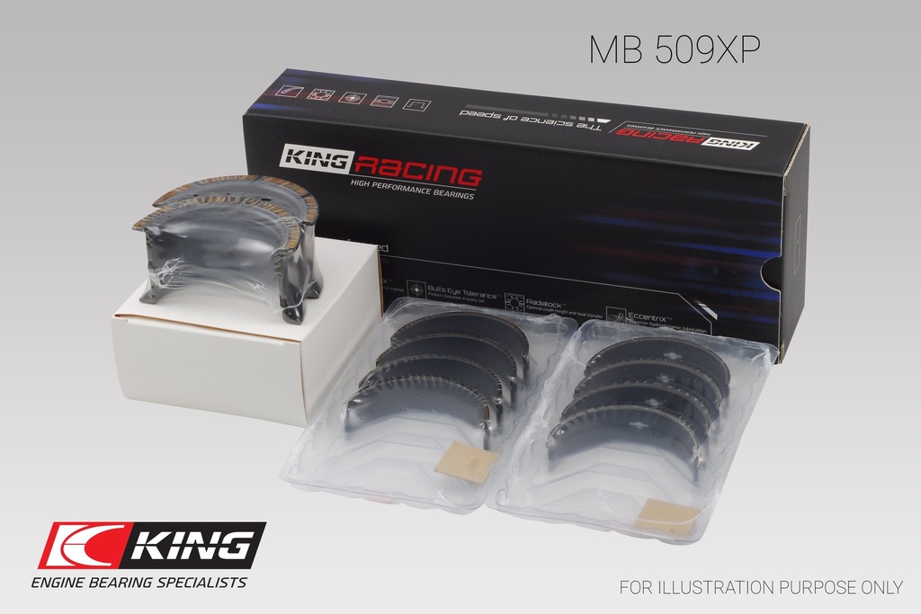King Main Bearing Shell SBC 400 V8