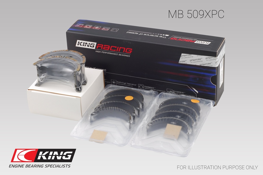 King Main Bearing Shell SBC 400 V8