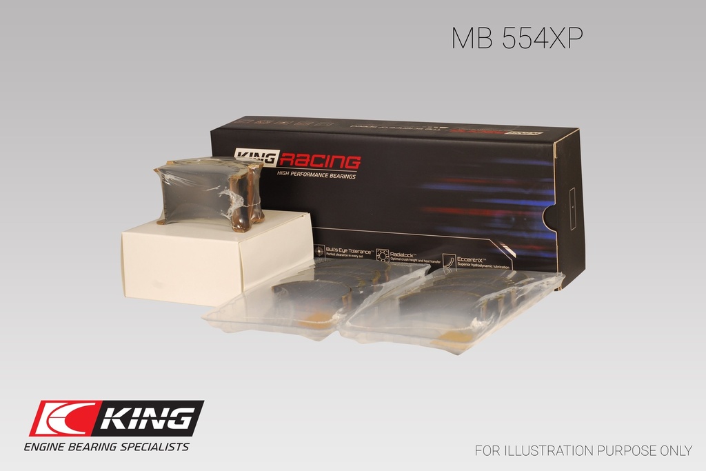 King Main Bearing Shell SBC 265/283/302/327 2.000" Journal