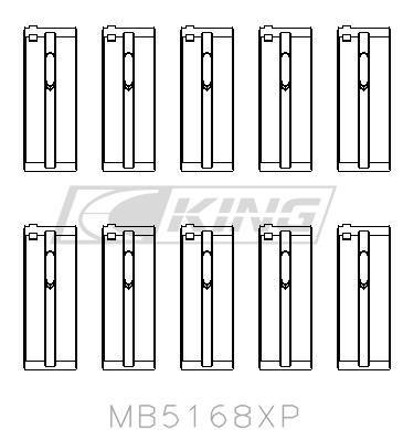 [MB5168XP0.25] King Main Bearing Shell HONDA F22B, H22A