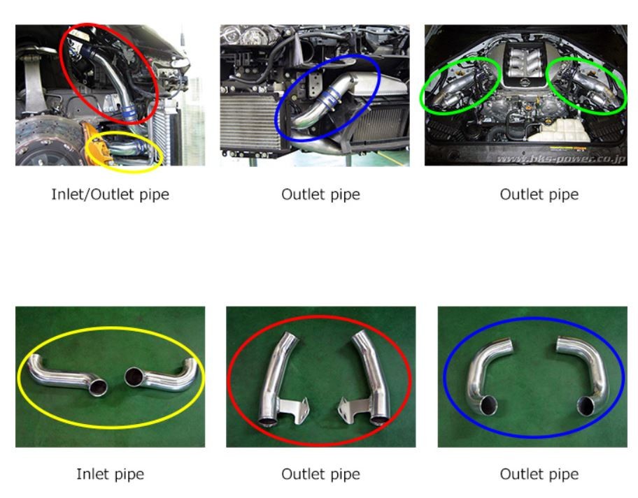 HKS I/C Piping Kit + SQV Kit R35