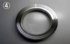 HKS V-Band Flange T51 (turbo exhaust outlet to front pipe)
