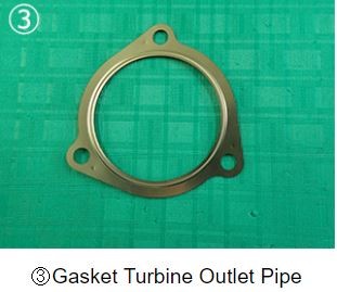 [14999-AK042] HKS Gasket Set GTII 7867 / 8267  Front Pipe