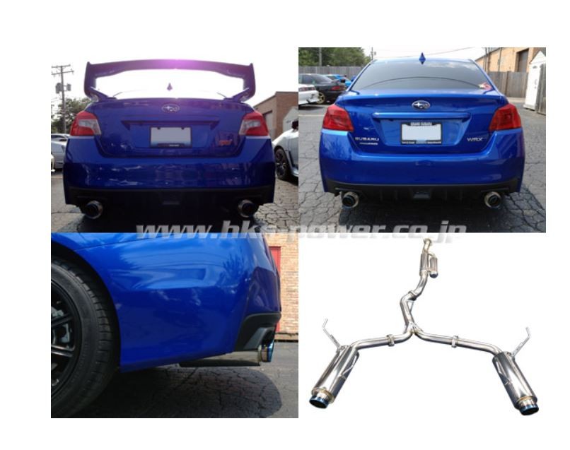[31006-BF001] HKS Hi-Power Ti-Tip Muffler Impreza VAF(EJ25) VAG(FA20) WRX STI