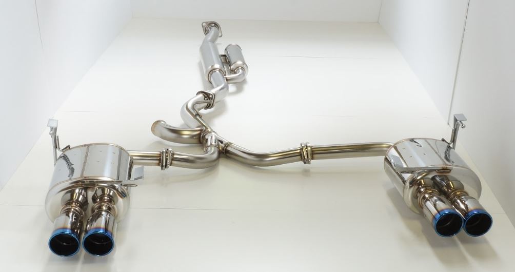 [31021-AF022] HKS Legamax Premium (Ti-Tips) Impreza GVF GVB (rear+center pipe)