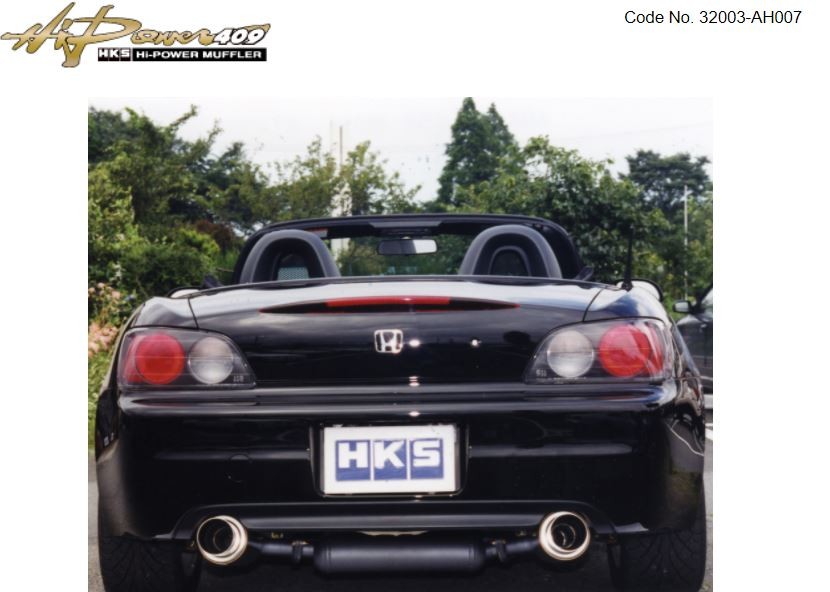 HKS SS 409 Hiper Muffler S2000 AP1