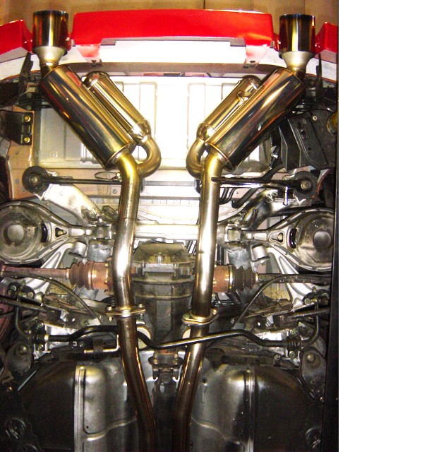 [32009-BN001] HKS DUAL MUFFLER NA 350Z