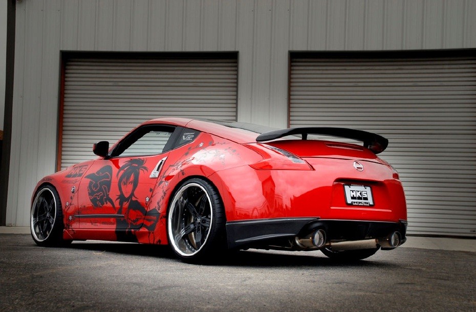 [32009-BN004] HKS USDM Hi-Power Full Dual TiTip Muffler Nissan 370Z (Z34)