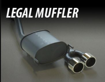 [3301-SS007] HKS Legal Muffler Suzuki  Cappuccino EA11R F6A