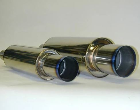[34005-FK002] HKS Universal Back box Ti tip 130d