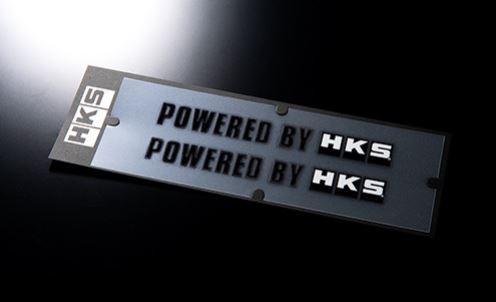 [51003-AK133] HKS Sticker Powered By HKS Black (2pc)
