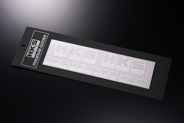 [51003-AK147] HKS Sticker LOGO a la carte WHITE