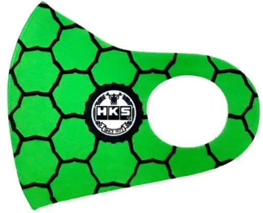 HKS FACE MASK GREEN (L)