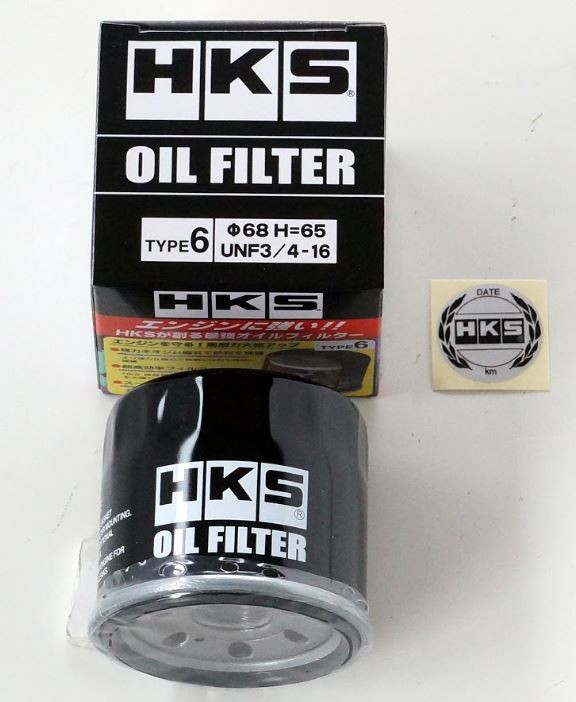 [52009-AK010] HKS Oil Filter 68mm x H65mm  (UNF 3/4 -16) TYPE 6