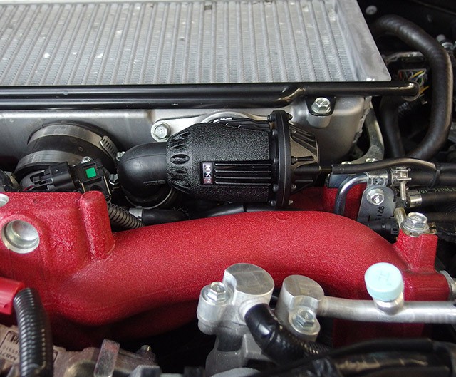 [71008-KF013VB] HKS SQV4 Blow Off Valve Black + Return Subaru Impreza STI GRB GRF GVB GVF