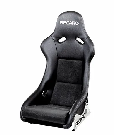 [070.77.0885] Recaro Pole Position with ABE Ambla Leder Zwart / Dinamica Suede