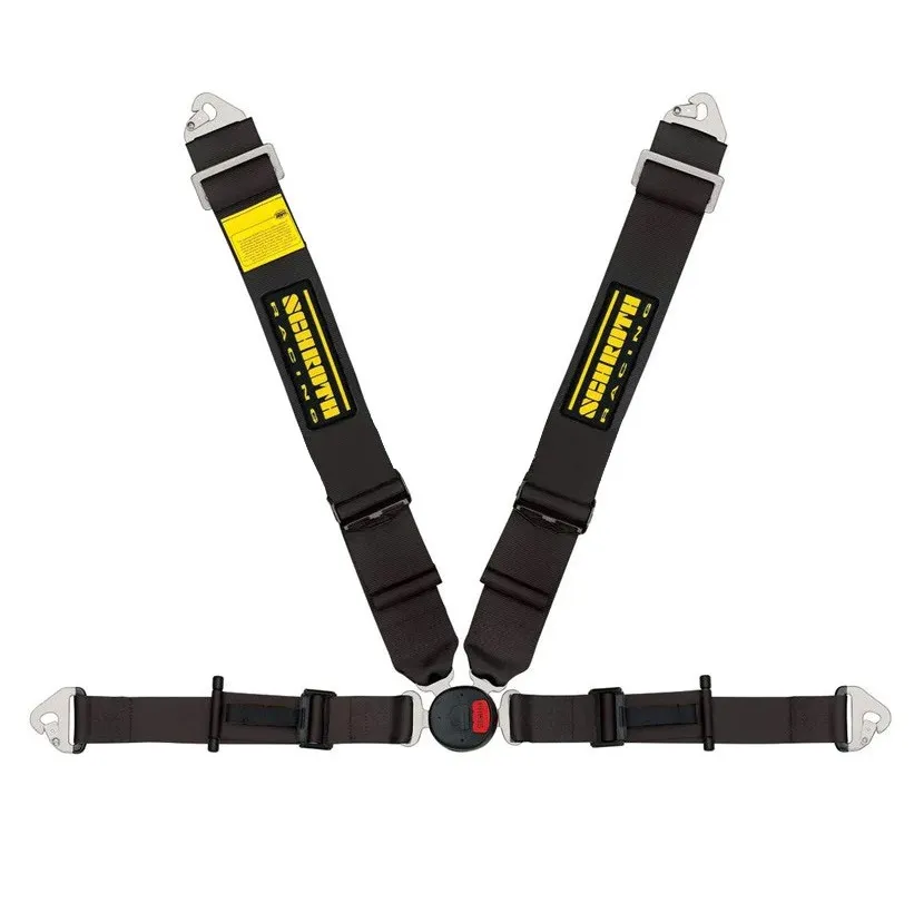 Schroth Racing Profi II-FE ASM Rechts - Snap - Zwart