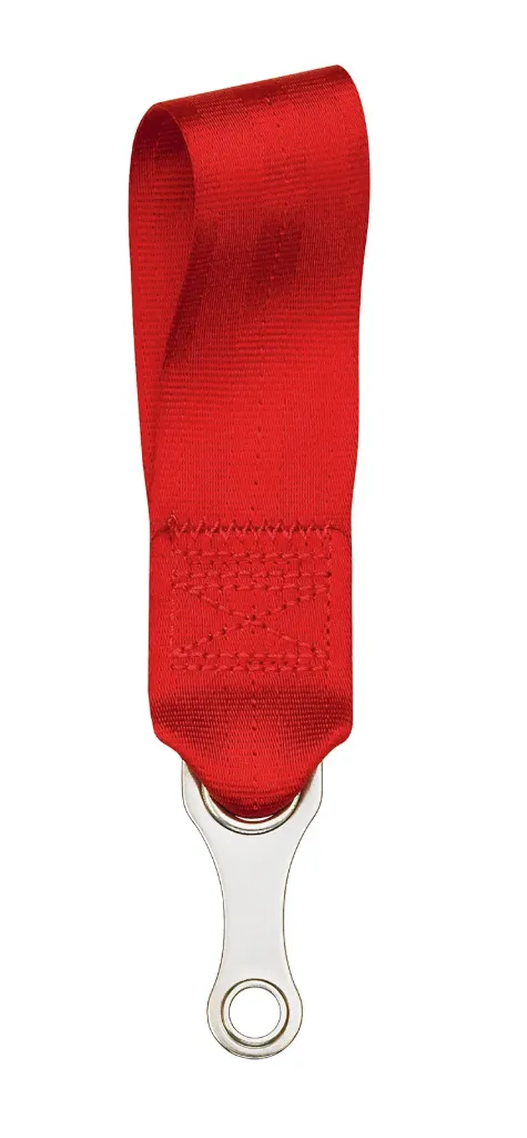 Schroth Racing Tow strap Rosso - sewn loop with 10 cm loop length