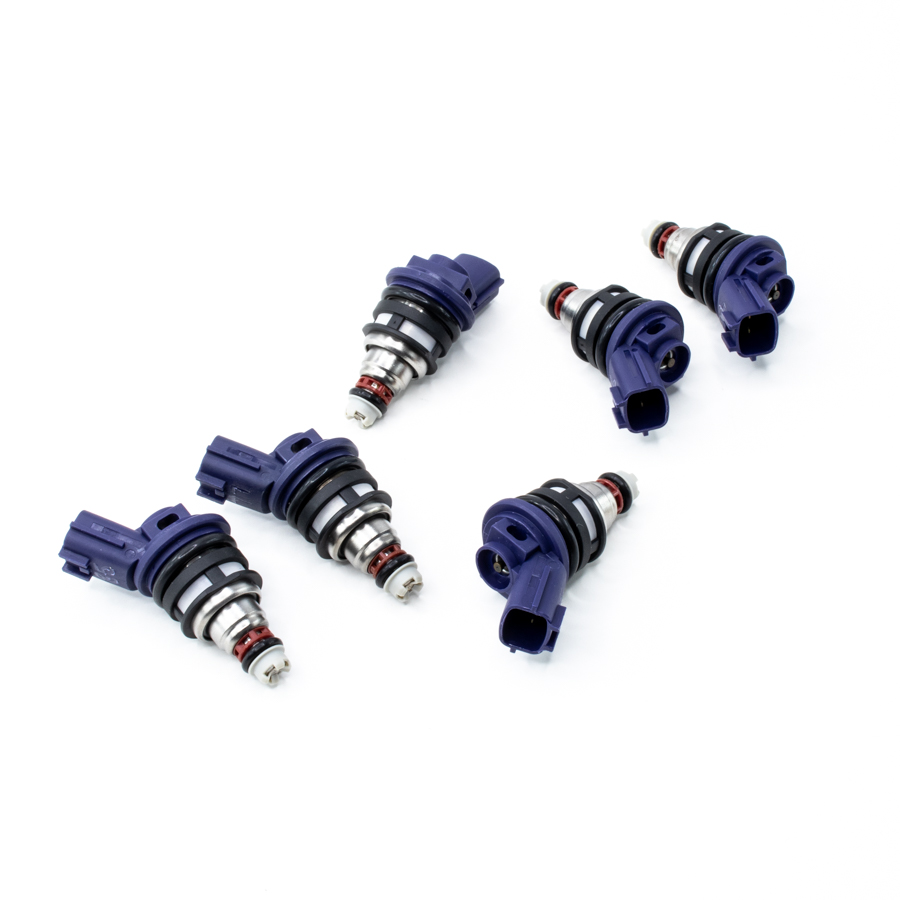 [01J-00-0370-6] Deatschwerks Matched set of 6 370cc Side Feed Injectors for Nissan 300zx 90-99 and Skyline RB25DET 93-98