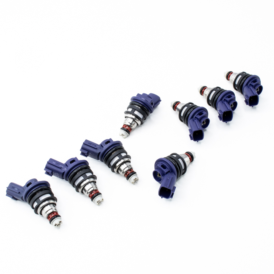 [01J-00-0370-8] Deatschwerks Matched set of 8 370cc Side Feed Injectors for Nissan Q45 94-99