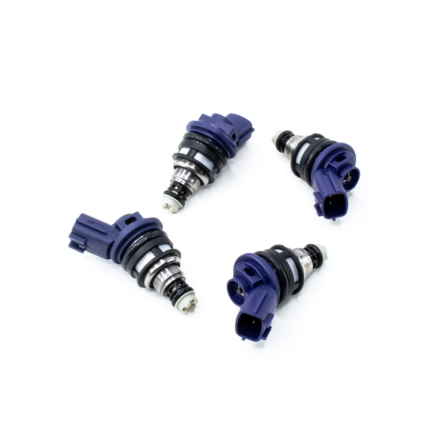 [01J-00-0550-4] Deatschwerks Matched set of 4 550cc Side Feed Injectors for Nissan G20/SR20/240sx SR20DET/KA24DE 91-98