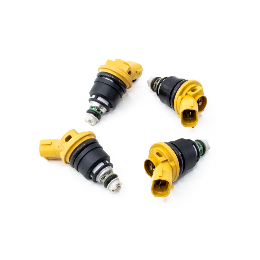 [02J-00-1000-4] Deatschwerks Matched set of 4 1000cc Side Feed Injectors for Subaru STI EJ25 04-06, Legacy GT EJ25 04-06, Impreza 2.5RS 97-98