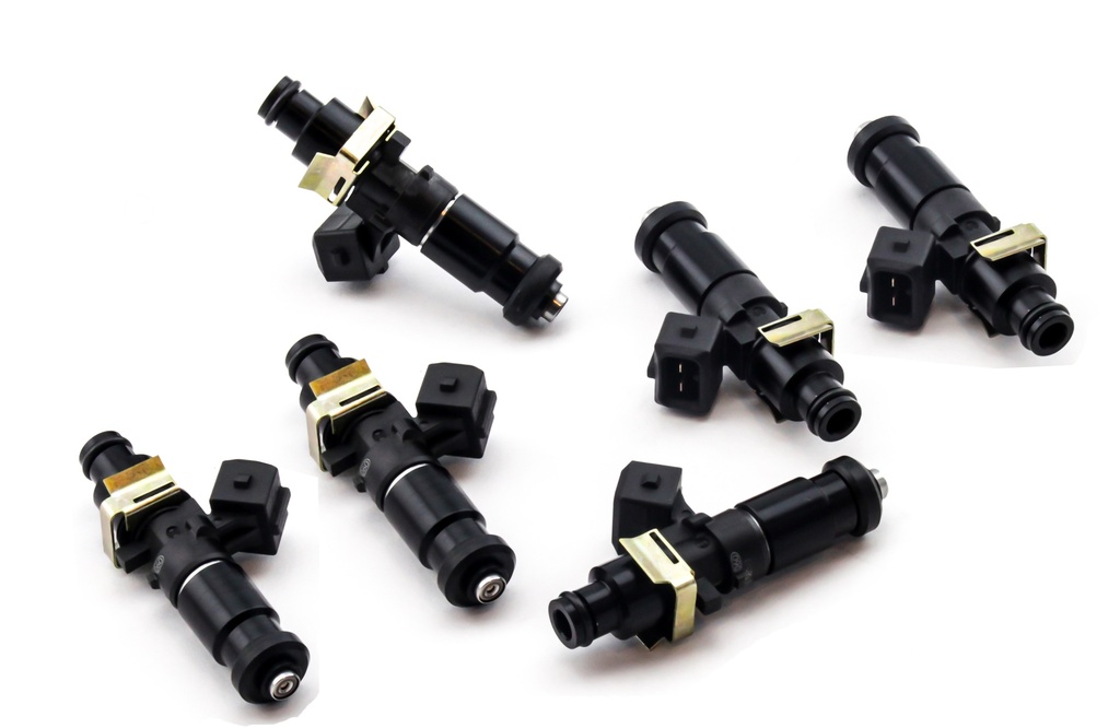 [16MX-05-1200-6] Deatschwerks Matched set of 6 Bosch EV14 1200cc Injectors for Nissan Skyline RB20DET 89-94 and RB26DETT 89-02
