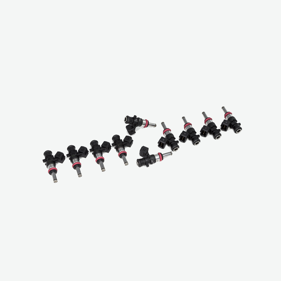 [16MX-22-1200-10] Deatschwerks Set of 10 1200cc Injectors for 2003-10 and 2012-17 Dodge Viper, and 1992-2002 Dodge Viper for top feed conversion
