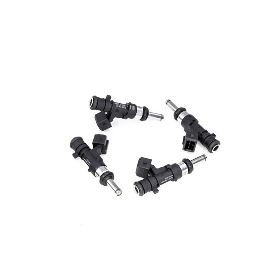 [17MX-03-1100-4] Deatschwerks Matched set of 4 1100cc Injectors for Dodge Dart 1.4L Turbo 2012-16, Fiat 500 (incl Abarth) 1.4L Turbo 2012-19, Fiat 124 Spider 1.4L Turbo 2017-19