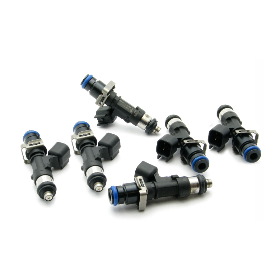 [17U-03-1000-6] Deatschwerks Matched set of 6 high impedance 1000cc injectors for Toyota Supra TT 93-98. For top feed conversion, 14mm O-ring.