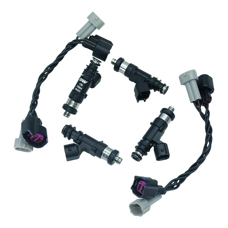 [17U-07-0750-4] Deatschwerks Matched set of 4 750cc Bosch EV14 Injectors for Subaru WRX 02-14, Legacy GT 2007-2012, STI 07-15