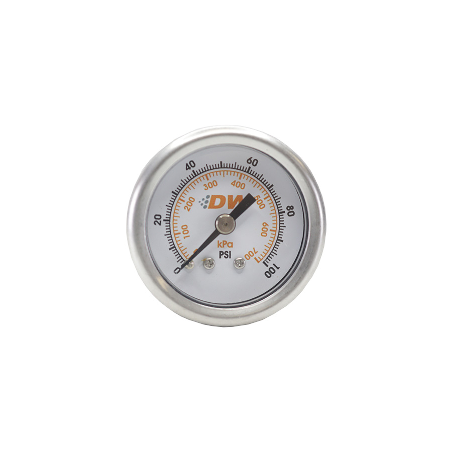 Deatschwerks Fuel Pressure Gauge - White Face with DW Logo