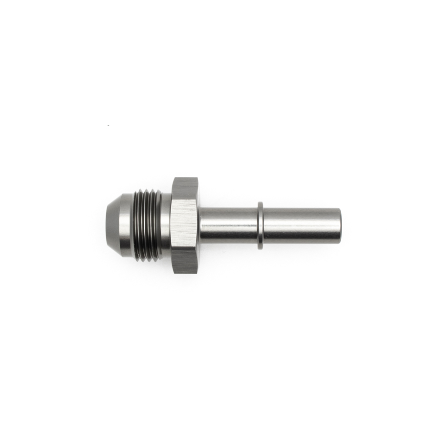 [6-02-0113] Deatschwerks 8AN Male Flare to 3/8 Inch Male EFI Quick Connect Adapter, Anodized DW Titanium
