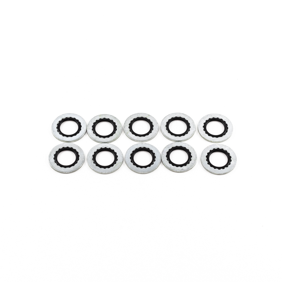 [6-02-0333] Deatschwerks 6AN Rubber and Metal Crush Washer (Pack Of 10)