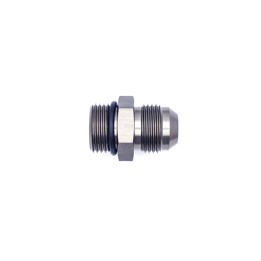 [6-02-0403] Deatschwerks 10AN ORB Male to 10AN Male Flare Adapter (Incl O-Ring), Anodized DW Titanium