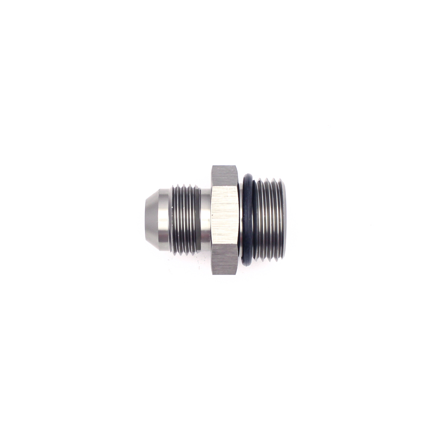 [6-02-0406] Deatschwerks 10AN ORB Male to 8AN Male Flare Adapter (Incl O-Ring), Anodized DW Titanium